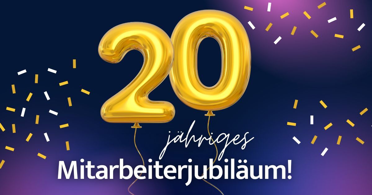 20 jähriges Mitarbeiterjubiläum von Sven Plewka 